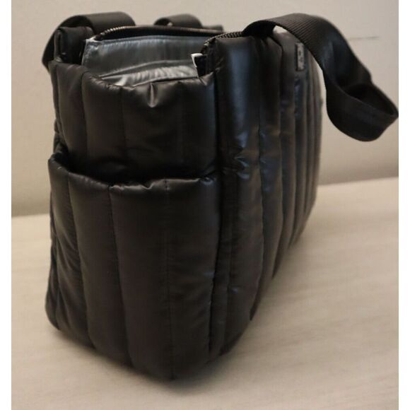 Think Royln Women's Pearl Black Urban Legend Medium Quilted Handbag - Picture 8 of 9